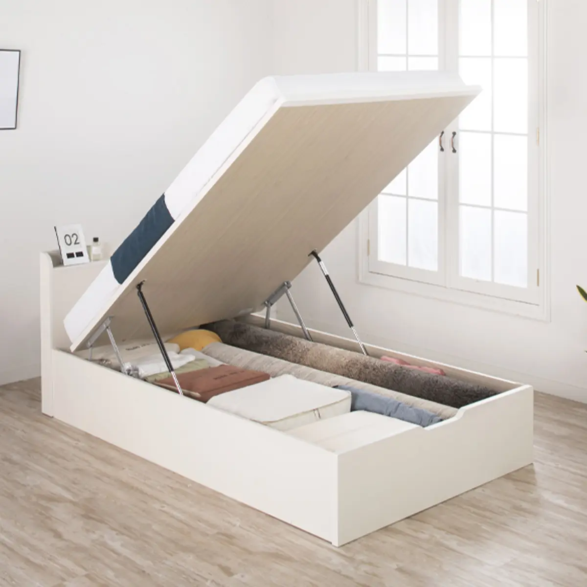 ガス圧式ベッド　縦開き 画像1