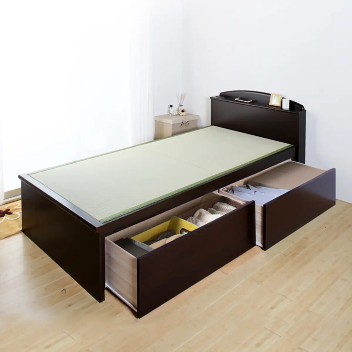 引き出し2杯付き畳ベッド 画像3