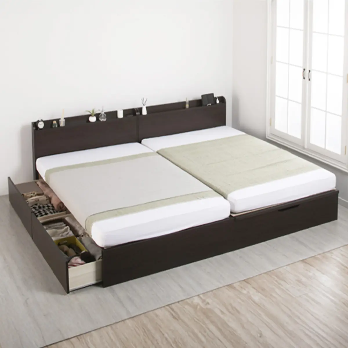 連結できるベッド 画像1